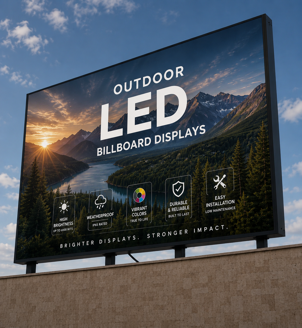 BIG LED – Pantalla LED fija profesional para exteriores con gabinete de aluminio (1m²)