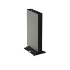 Tótem de exposición modular con pantalla LED y expansión sin fisuras