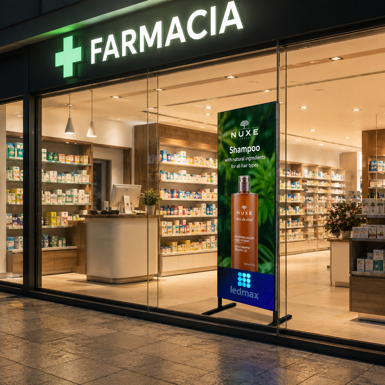 Pantalla LED de póster para interiores, pantalla LED de póster comercial