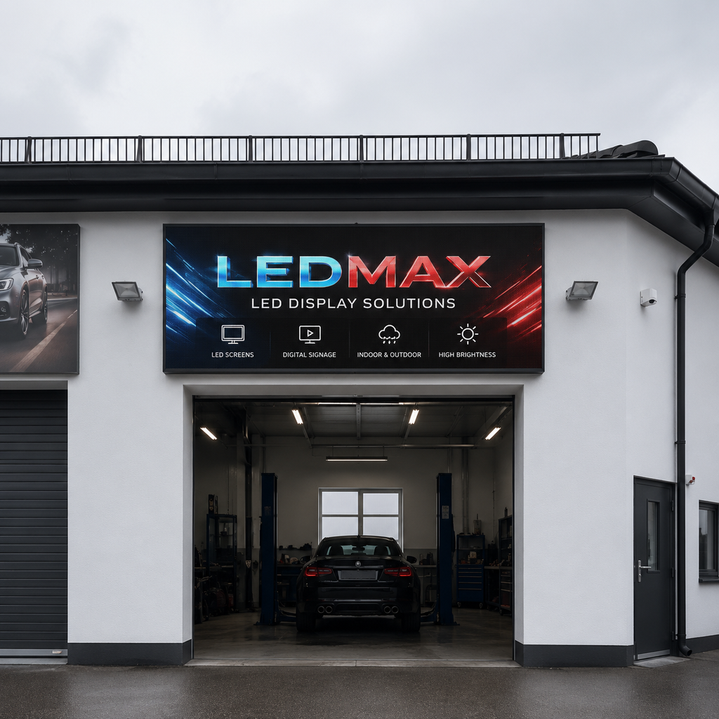 Pantalla LED Premium para Exteriores de 320 cm × 128 cm – Módulo LED P5 con Gabinete de Aluminio