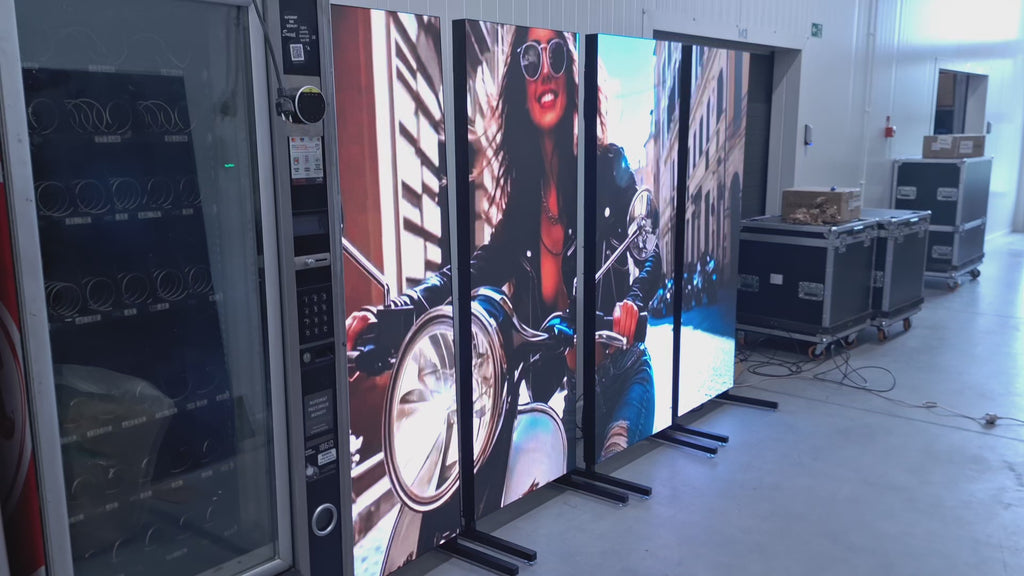 Pantalla LED de póster para interiores, pantalla LED de póster comercial